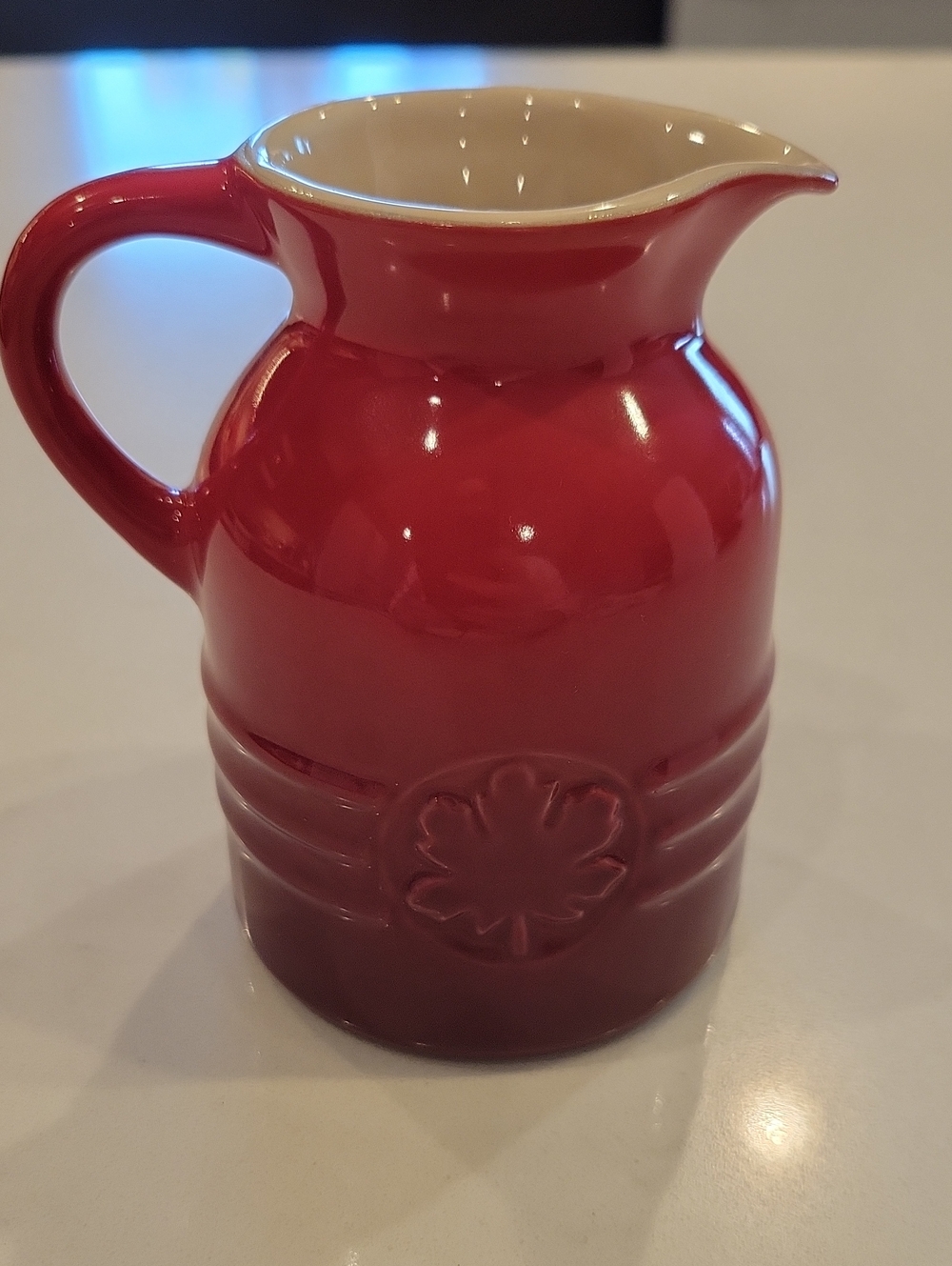 New! Retired  Le Creuset Maple Syrup Jar